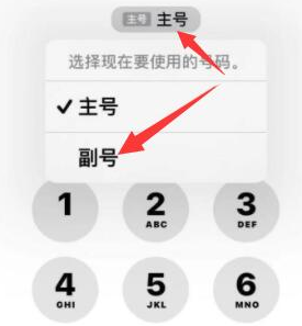 左云苹果14维修店分享iPhone 14 Pro Max使用副卡打电话的方法 