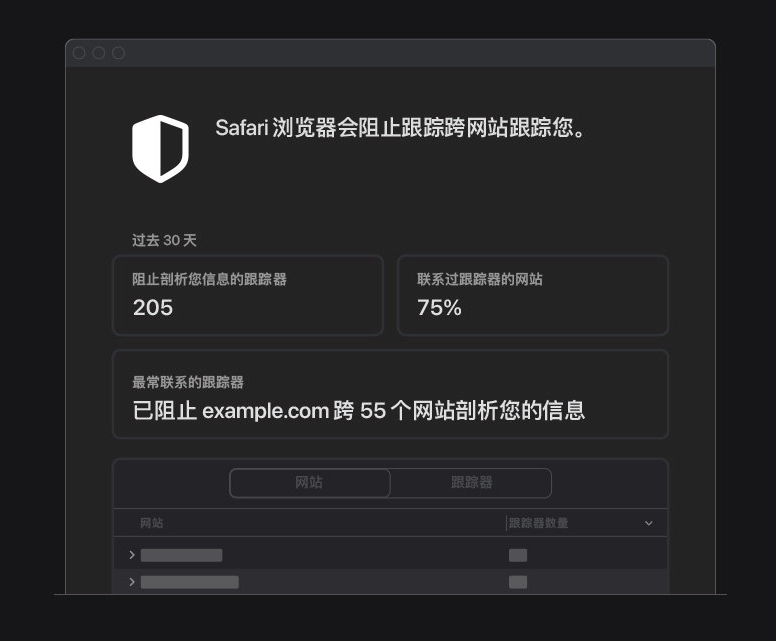 左云苹果手机维修分享如何在 Safari 浏览器中查看和打开隐私报告 